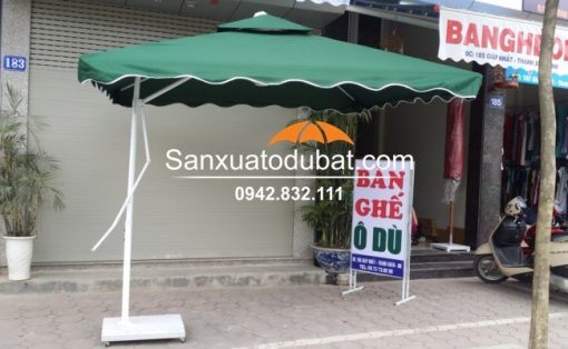 Ô lệch tâm vuông màu xanh