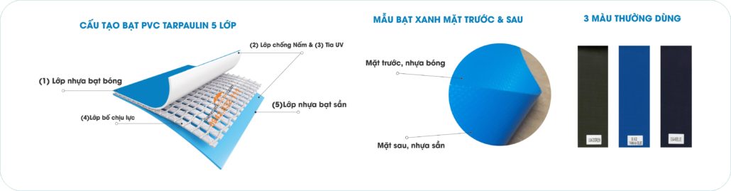 cấu tạo bạt pvc