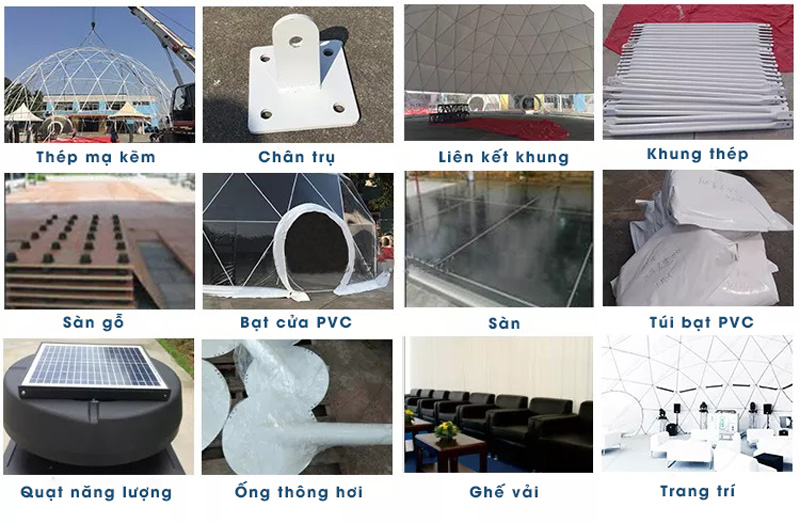 Phụ kiện lắp đặt nhà lều