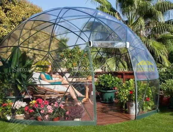 Nhà lều mái vòm cửa cuốn chữ nhật