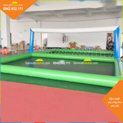 sân bóng chuyền bơm hơi