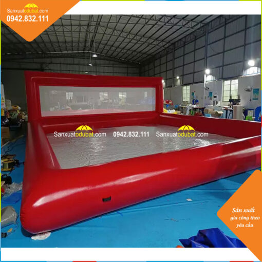 sân bóng chuyền bơm hơi