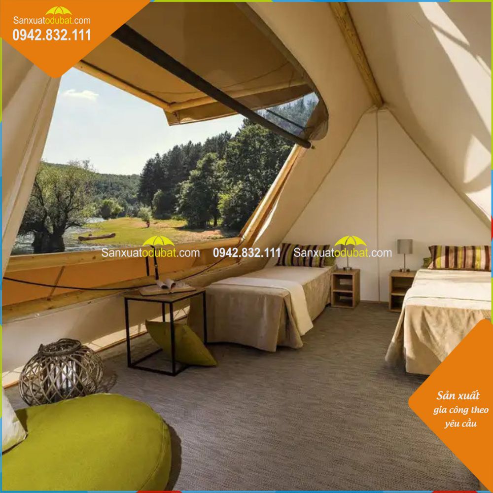 Lều tam giác Glamping