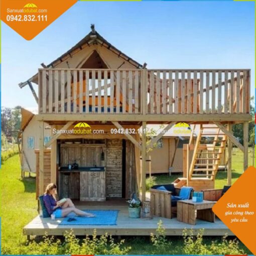 Nhà lều glamping 2 tầm