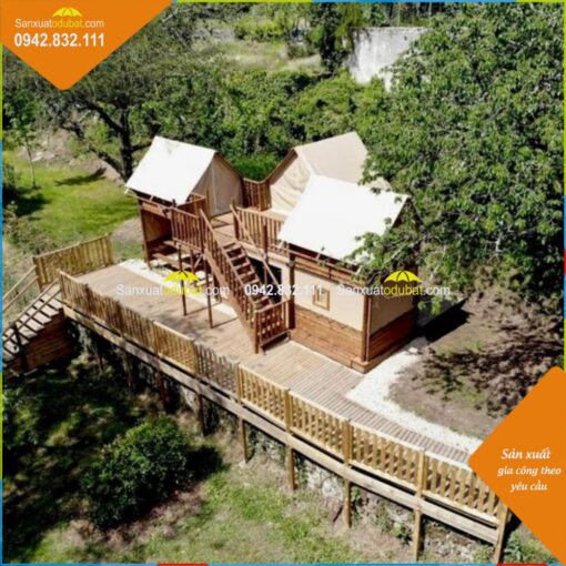 Nhà lều glamping 2 tầm