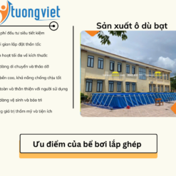 Ưu điểm của bể bơi lắp ghép