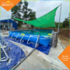 lắp đặt bể bơi khung sắt trường học