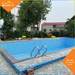 Bể bơi lót bạt