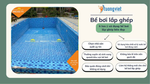 6 lý do nên dùng bể bơi lắp ghép