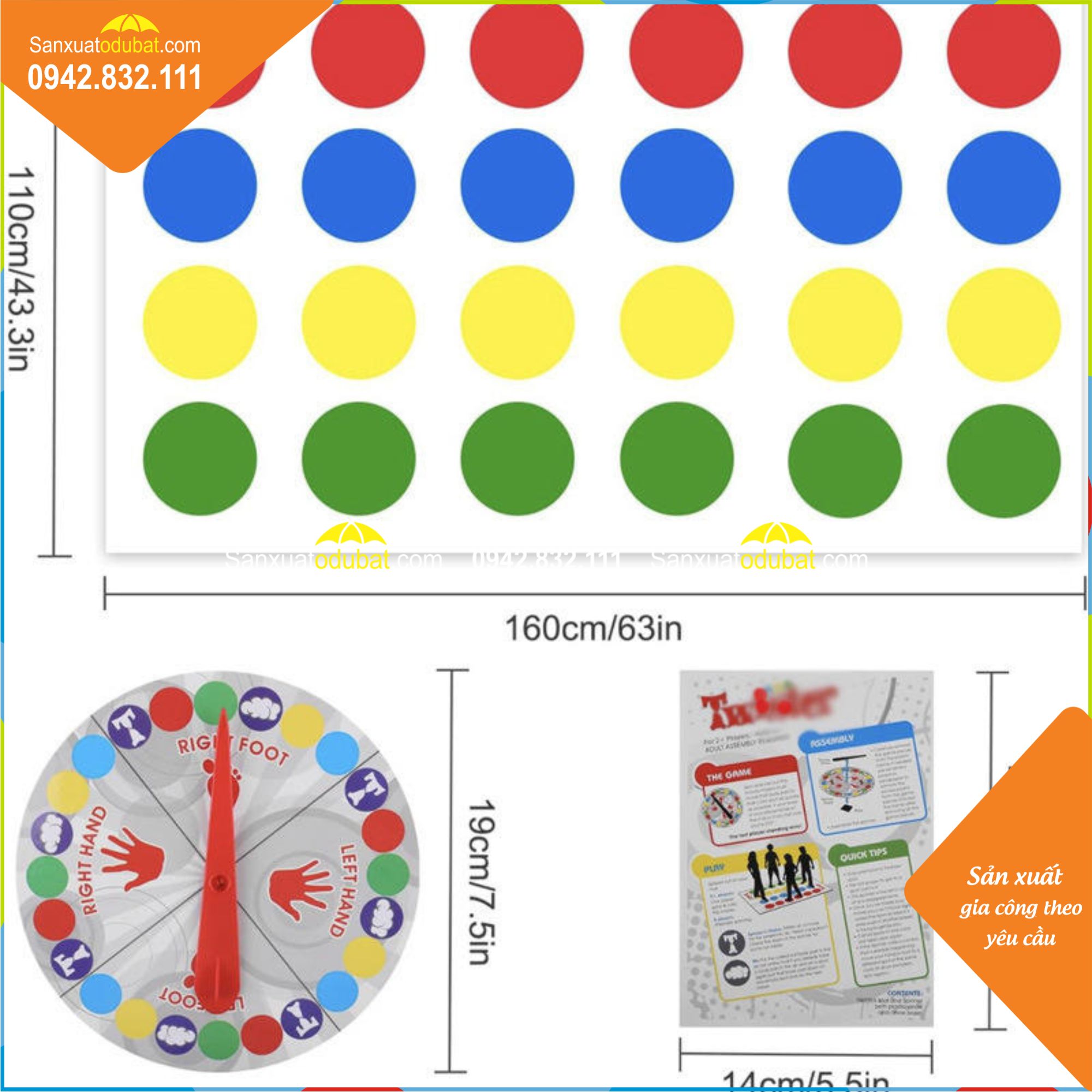 Trò chơi vặn xoắn ( TWISTER GAME ) (2)