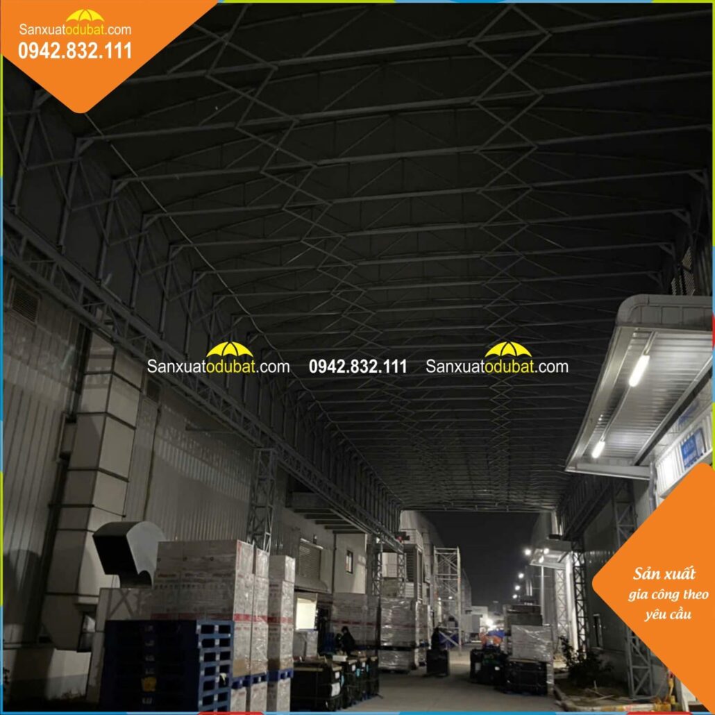 Công trình mái che phòng cháy chữa cháy khu công nghiệp